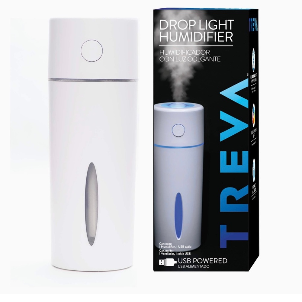 Treva portable mini humidifier with color changing light